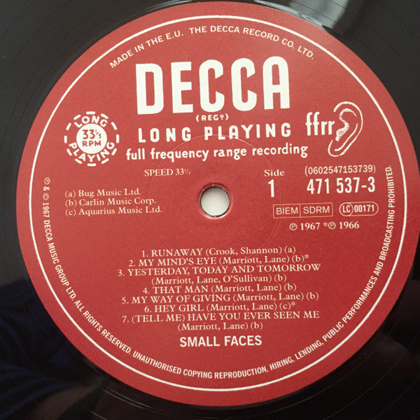 Small Faces - From The Beginning (LP, Comp, Mono, RE, 180)