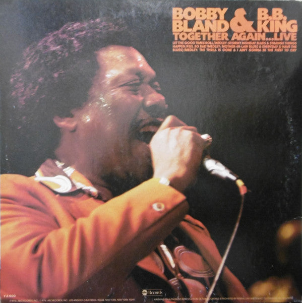 Bobby Bland & B.B. King - Together Again...Live (LP, Album, Gat)