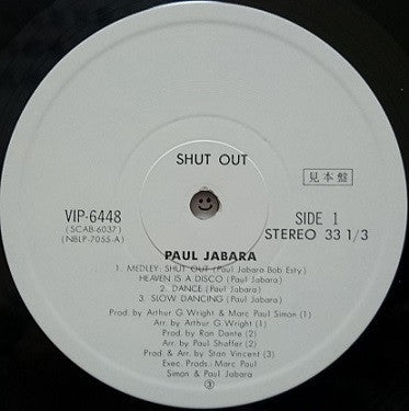 Paul Jabara - Shut Out (LP, Album, Promo)