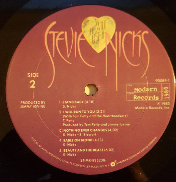 Stevie Nicks - The Wild Heart (LP, Album, Club, Car)