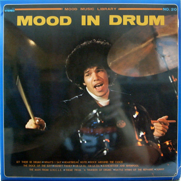 Johnny Young (5) And Sun Pops* - Mood In Drum (LP, Album)