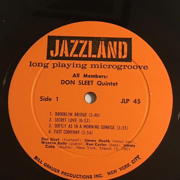 Don Sleet - All Members(LP, Album, Mono)