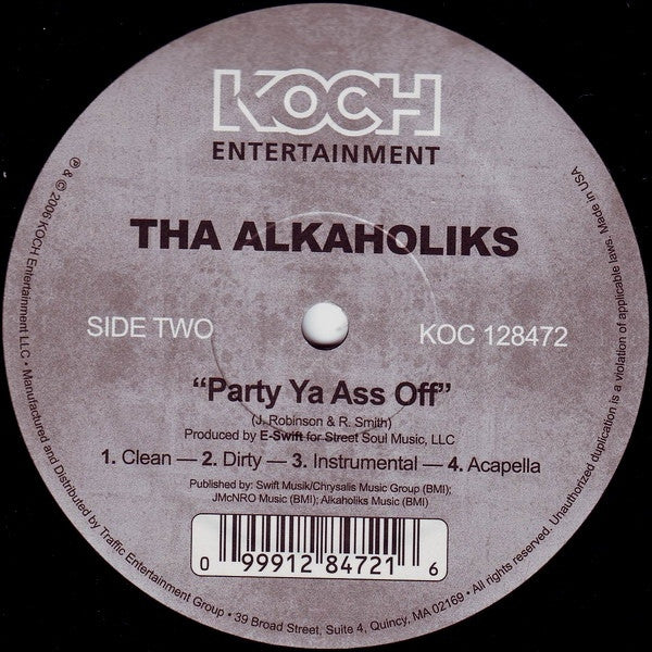 Tha Alkaholiks - The Flute Song (LaLaLa) (12"")