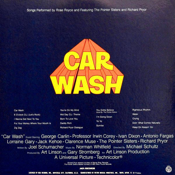 Rose Royce - Car Wash (The Original Motion Picture Soundtrack)(2xLP...