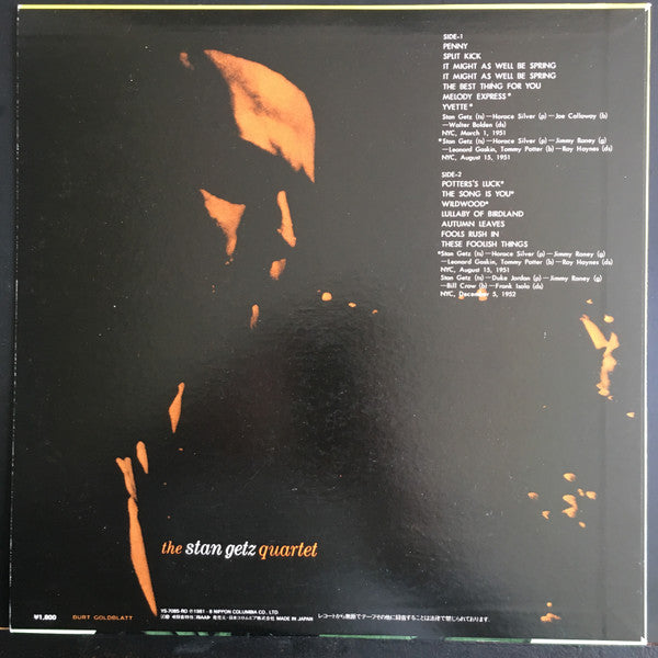 Stan Getz - The Complete Roost Session Vol. 2 (LP, Comp, Mono)