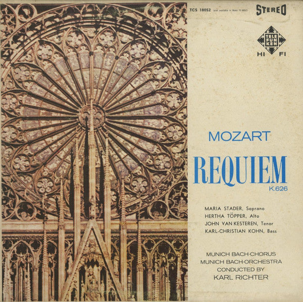 Wolfgang Amadeus Mozart - Requiem In D Minor, K.626 (LP)