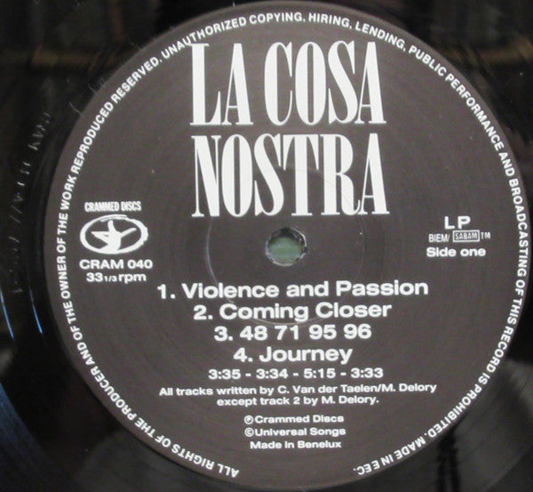 La Cosa Nostra - La Cosa Nostra (LP, Album)