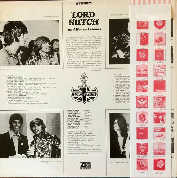Lord Sutch And Heavy Friends - Lord Sutch And Heavy Friends(LP, Ltd...