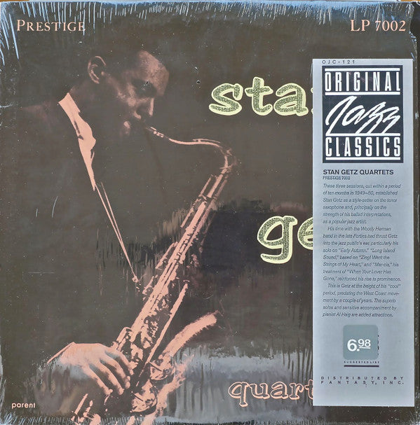 Stan Getz - Stan Getz Quartets (LP, Comp, Mono, RE)