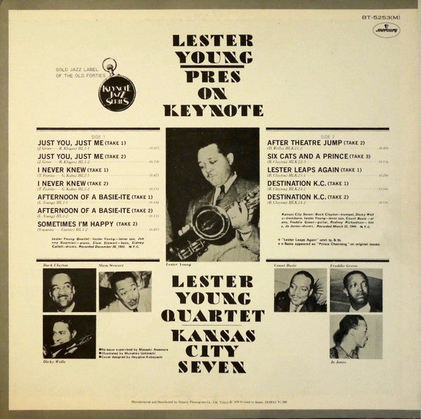 Lester Young - Pres On Keynote (LP, Comp)