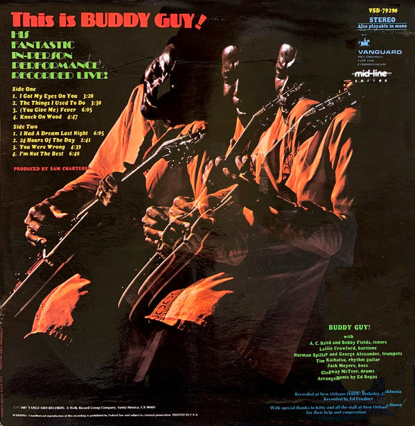 Buddy Guy - This Is Buddy Guy (LP, Album, RE)