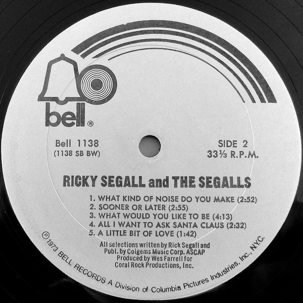 Ricky Segall And The Segalls - Ricky Segall And The Segalls(LP, Album)