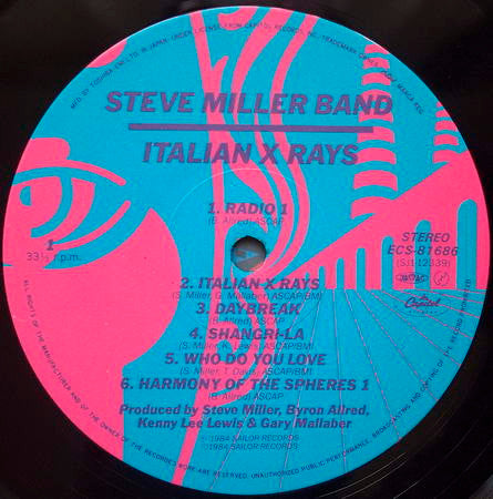 Steve Miller Band - Italian X Rays (LP, Album)