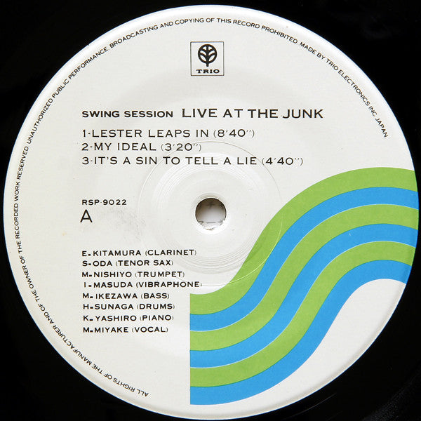 Swing Session (4) - Live At The Junk (LP, Album, Gat)