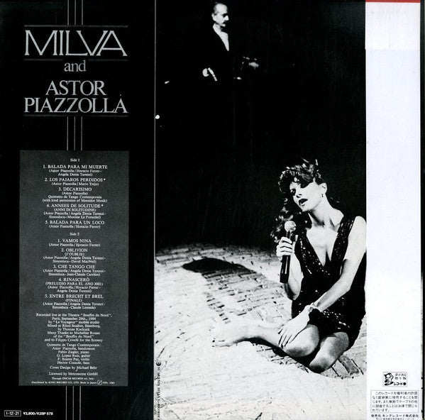 Milva - Live At The Bouffes Du Nord ""El Tango""(LP, Album)