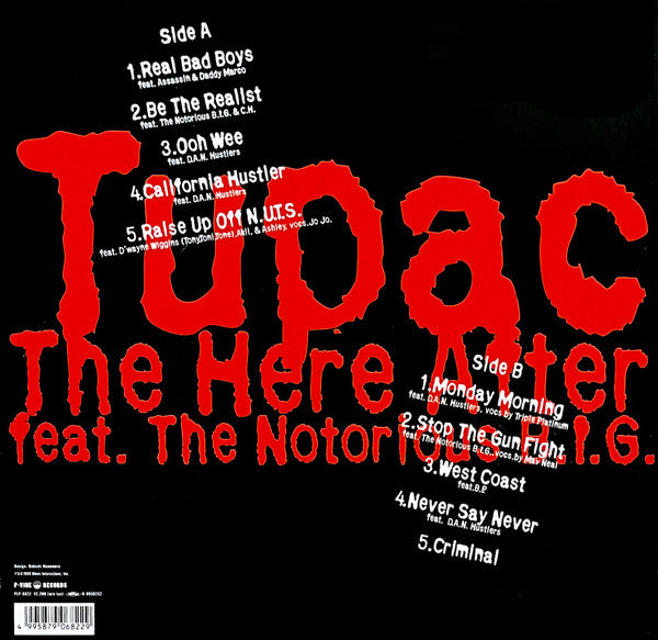 2Pac Feat Notorious B.I.G. - The Here After (LP, Comp, Unofficial)
