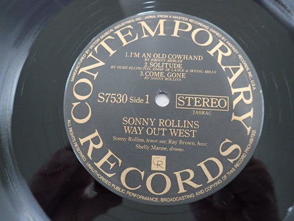 Sonny Rollins - Way Out West (LP, Album)