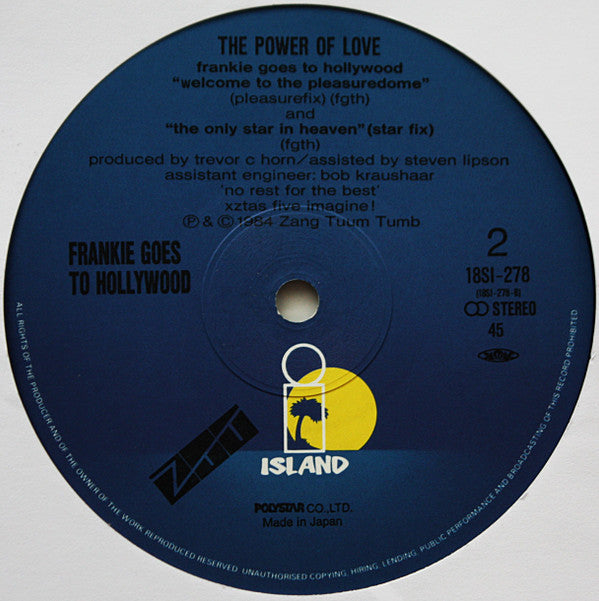 Frankie Goes To Hollywood - The Power Of Love (12"", Single, Fol)