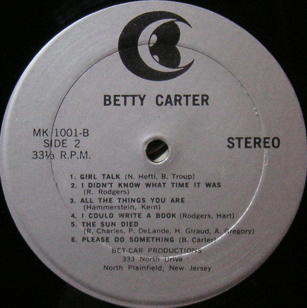 Betty Carter - Betty Carter (LP, Album)