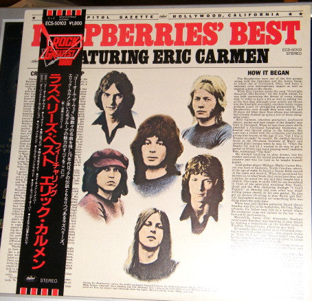 Raspberries Featuring Eric Carmen - Raspberries' Best (LP, Comp, RE)