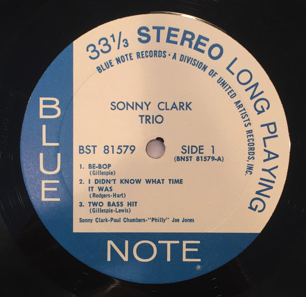 Sonny Clark Trio - Sonny Clark Trio (LP, Album, RE)