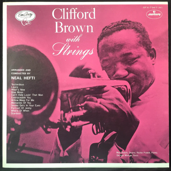 Clifford Brown - Clifford Brown With Strings (LP, Album, Mono)