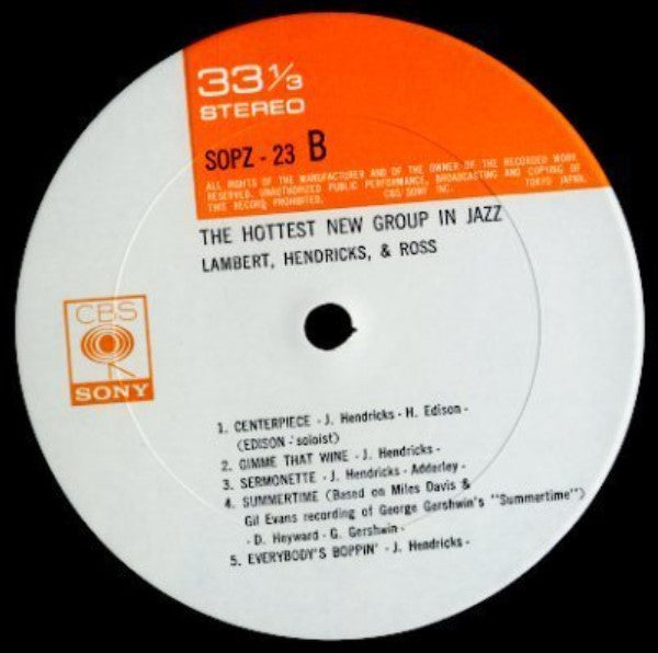 Lambert, Hendricks & Ross - The Hottest New Group In Jazz(LP, Album...
