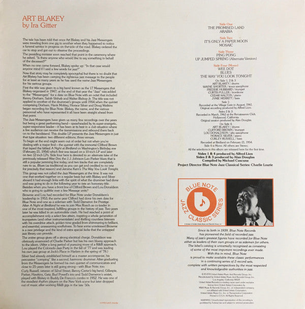 Art Blakey - Live Messengers (2xLP, Album, Gat)