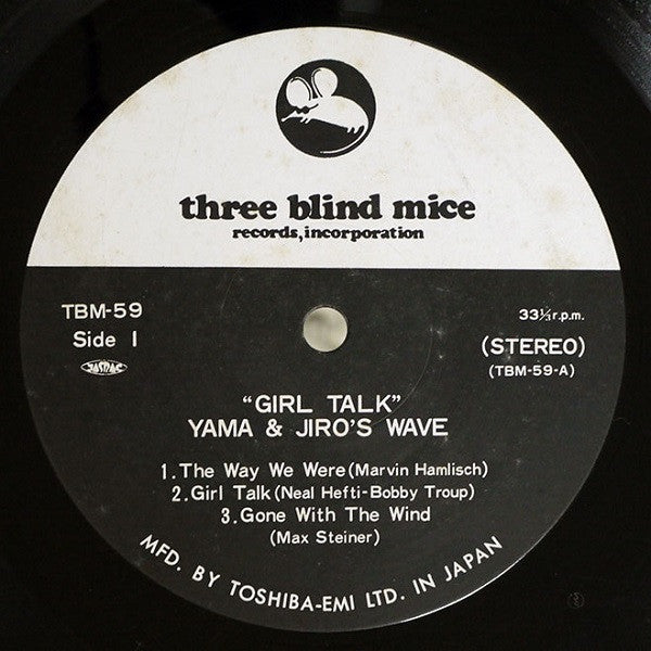 Yama & Jiro's Wave - Girl Talk (LP, Album)