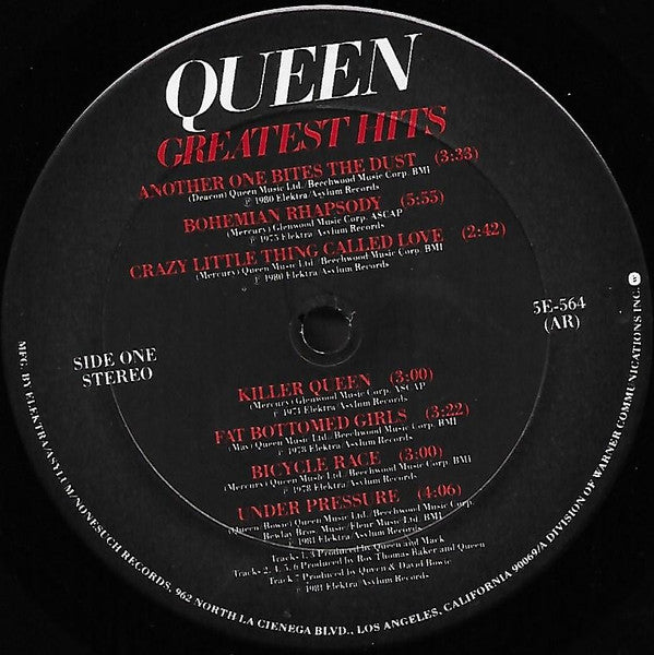 Queen - Greatest Hits (LP, Comp, Club, RP, Car)