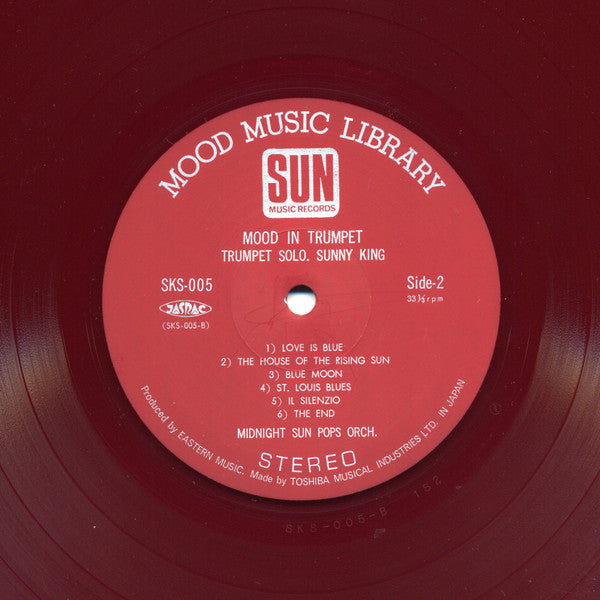 Midnight Sun Pops Orchestra - Mood In Trumpet(LP, Album, Red)