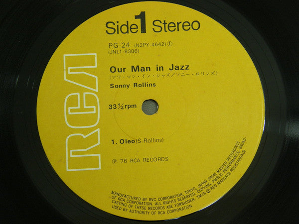 Sonny Rollins - Our Man In Jazz (LP, Album, Ltd, RE)