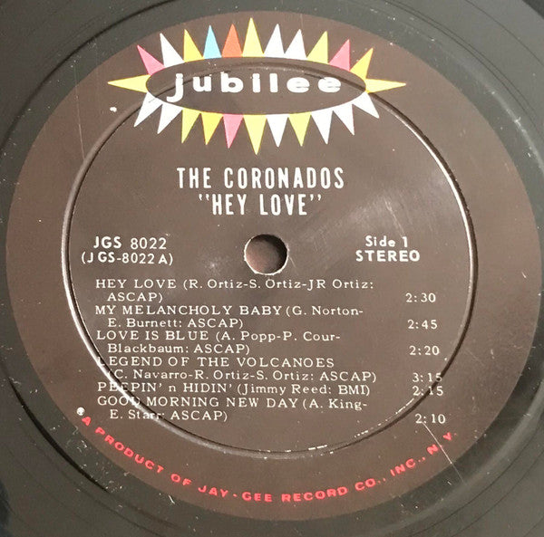 The Coronados - Hey, Love (LP, Album)