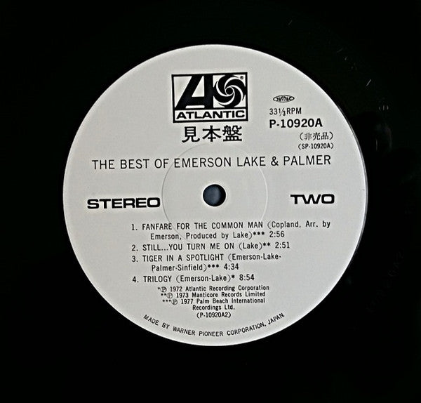 Emerson, Lake & Palmer - The Best Of Emerson Lake & Palmer(LP, Comp...