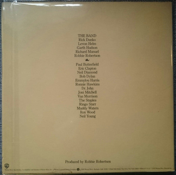 The Band - The Last Waltz (3xLP, Album, Gol)