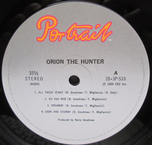 Orion The Hunter - Orion The Hunter (LP, Album)