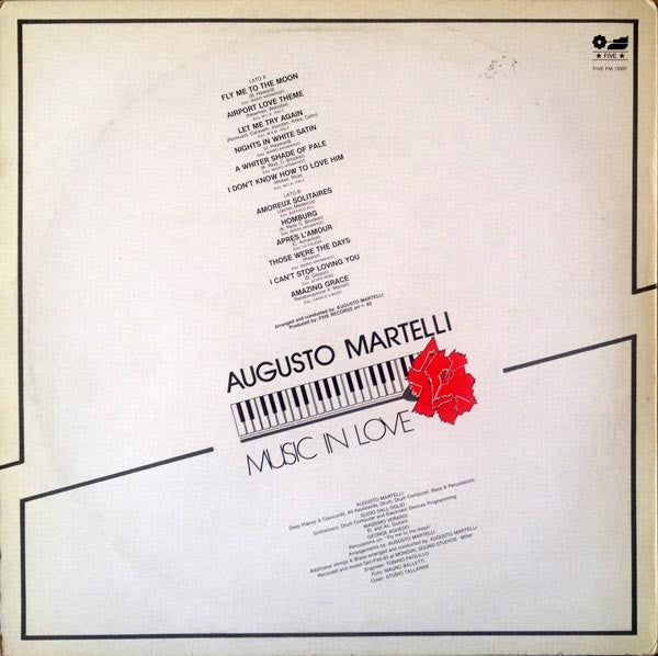 Augusto Martelli - Music In Love (LP)