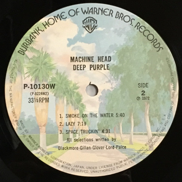 Deep Purple - Machine Head (LP, Album, RE, RP, Gat)