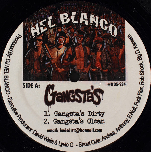 Nel Blanco - Gangsta's (12"")