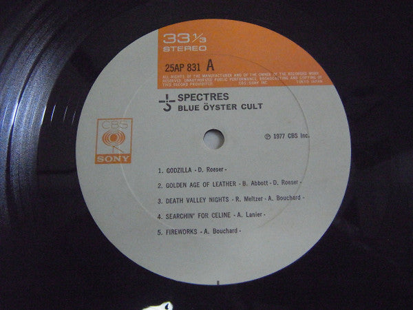 Blue Öyster Cult - Spectres (LP, Album)