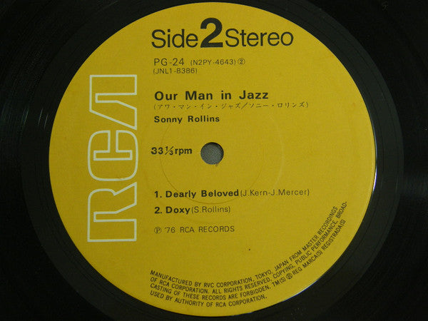 Sonny Rollins - Our Man In Jazz (LP, Album, Ltd, RE)