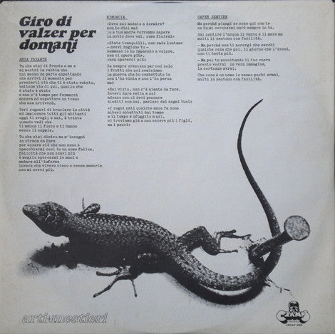 Arti+Mestieri* - Giro Di Valzer Per Domani (LP, Album)