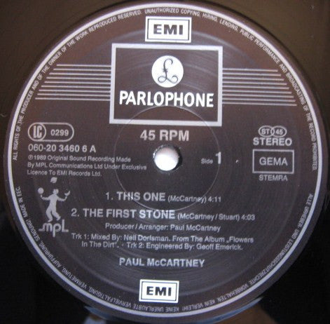 Paul McCartney - This One (12"")