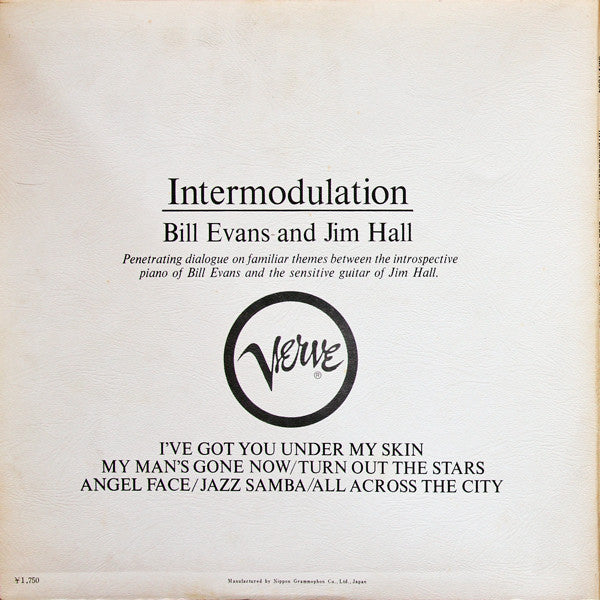 Bill Evans / Jim Hall - Intermodulation (LP, Album, Gat)