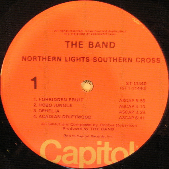 The Band - Northern Lights-Southern Cross (LP, Album, Win)