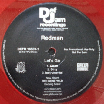 Redman - Let's Go (12"", Promo, Tra)
