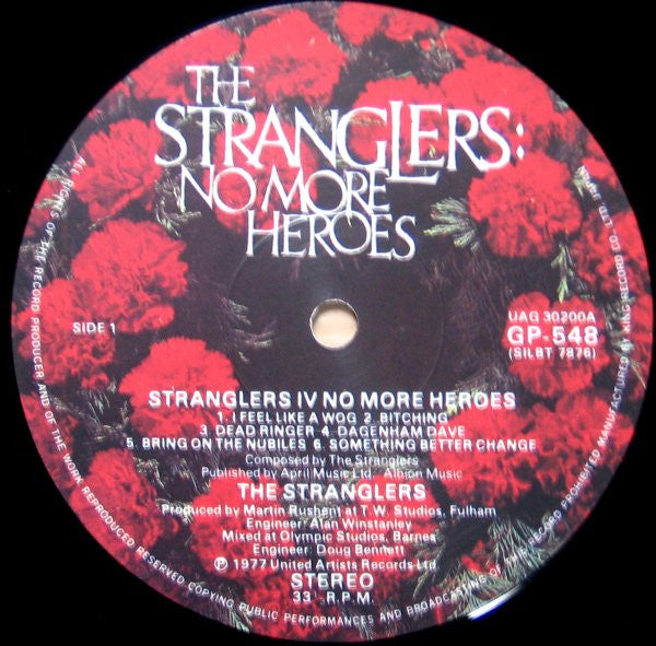 The Stranglers - No More Heroes (LP, Album)