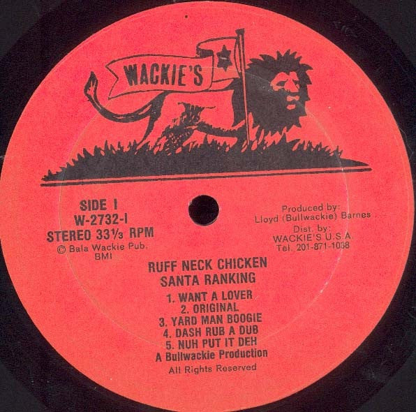 Santa Ranking - Ruff Neck Chicken (LP, Album)