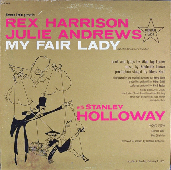 Rex Harrison - My Fair Lady - Original Cast, Recorded In London(LP,...