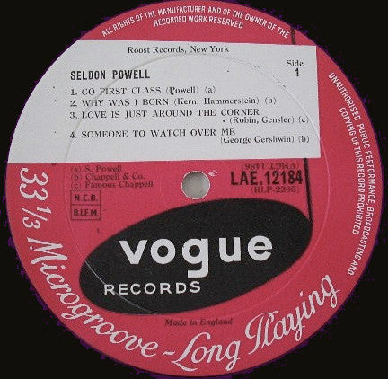 Seldon Powell - Seldon Powell (LP, Album, Mono)